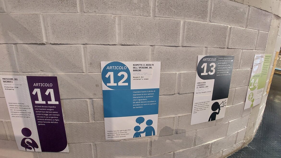 stampa Braille - mappa tattile - targa Braille