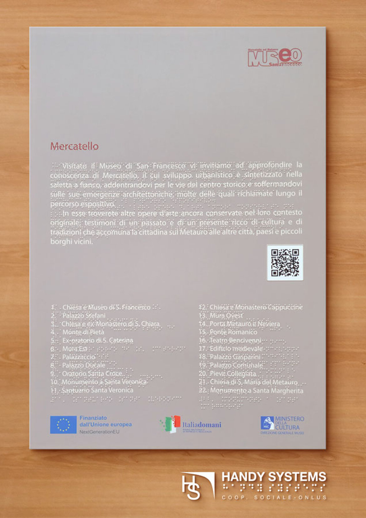 Mappe Tattili - Stampa Braille