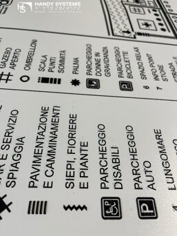 Stampa Braille-Targa tattile-Mappa tattile