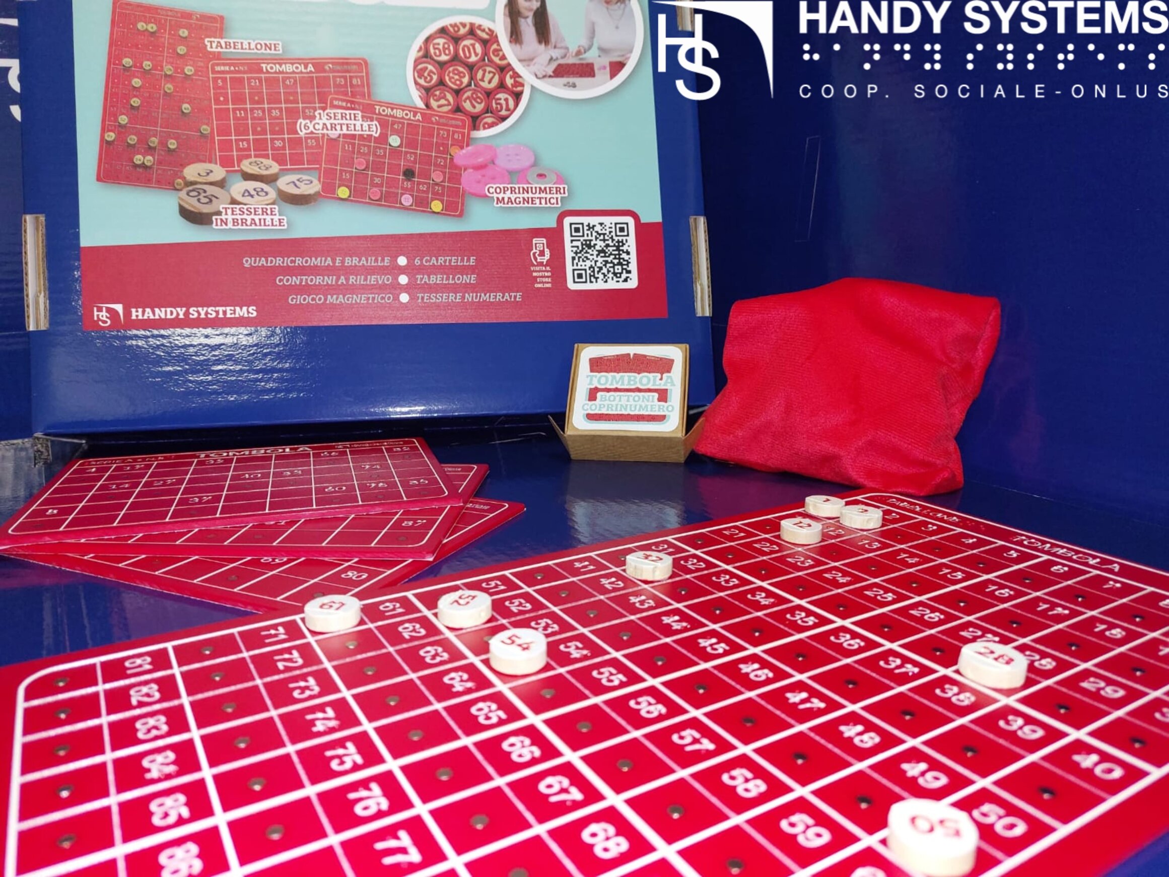 Giochi da tavolo in Braille per non vedenti