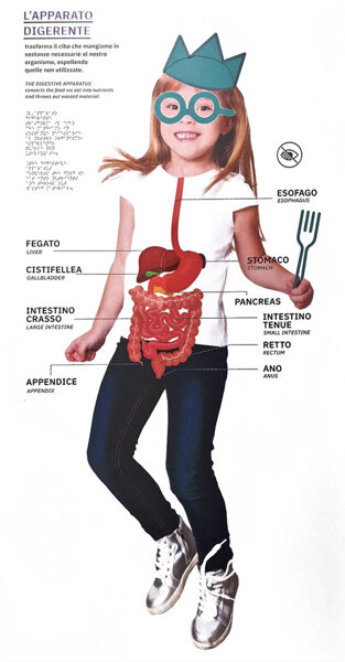 Targa in quadricromia e Braille - grande formato Targa in quadricromia e Braille - grande formato