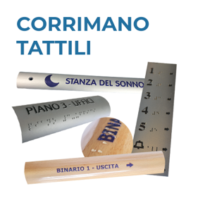 corrimano tattile e Braille corrimano tattile e Braille