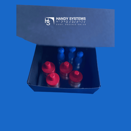 Giochi da tavolo in Braille per non vedenti