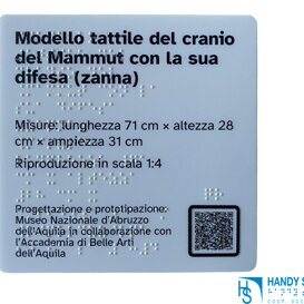 stampa Braille - mappa tattile - targa Braille targa Braille