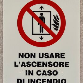 stampa Braille - mappa tattile - targa Braille targa Braille