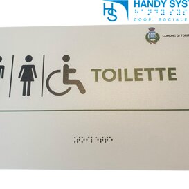 stampa Braille - mappa tattile - targa Braille targa Braille