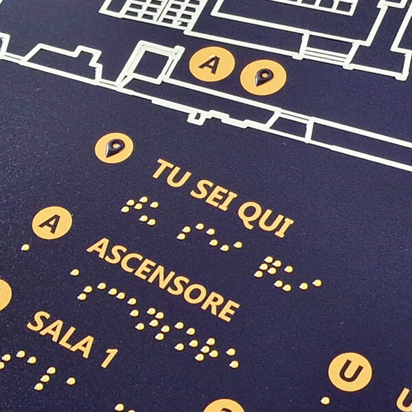 dettaglio mappa tattile