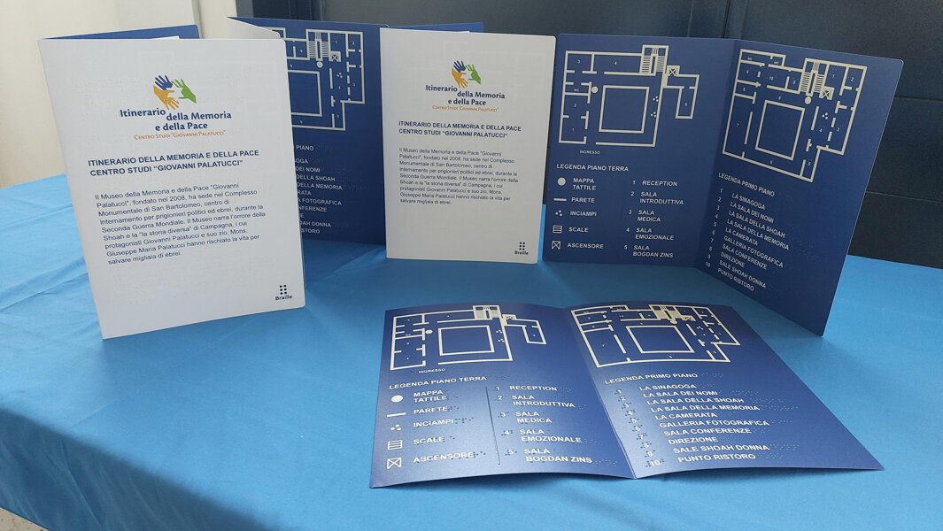 brochure/mappa tattile - stampa Braille