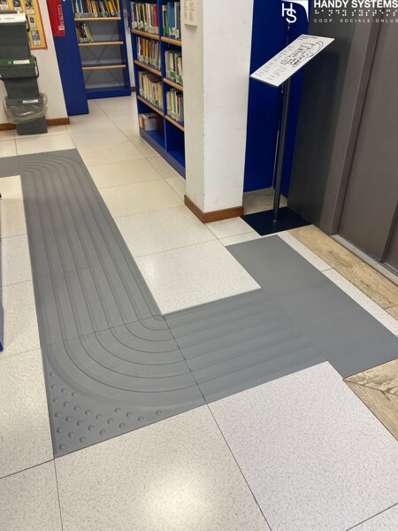 stampa Braille - mappa tattile - targa Braille