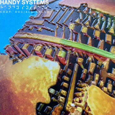 stampa Braille - mappa tattile - targa Braille