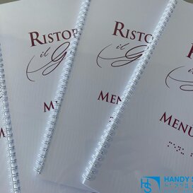 stampa Braille - mappa tattile - targa Braille menu Braille