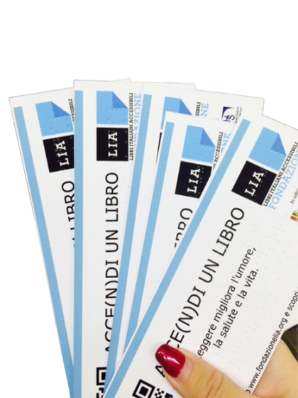 segnalibro Braille segnalibro Braille