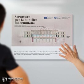 stampa Braille - mappa tattile - targa Braille
