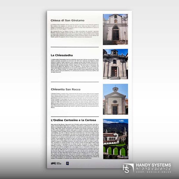 targa tattile targa tattile