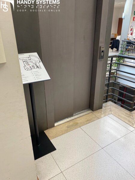 stampa Braille - mappa tattile - targa Braille