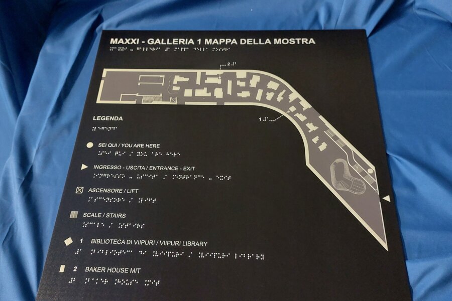 in quadricromia, Braille e rilievo tattile in quadricromia, Braille e rilievo tattile