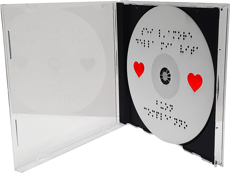 stampa Braille - mappa tattile - targa Braille