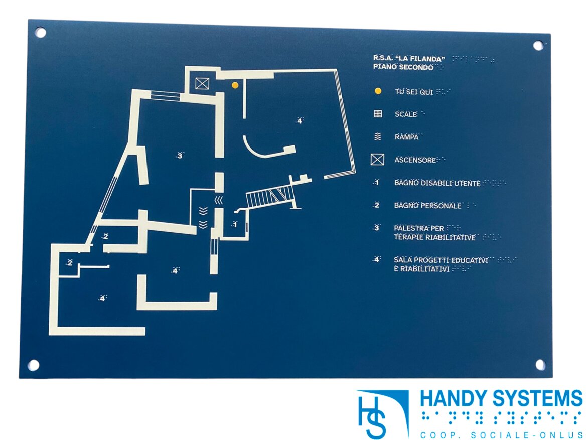 planimetria tattile - Rsa La Filanda