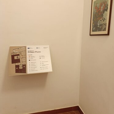 mappa tattile - targa Braille - stampa Braille Mappa tattile archivio di stato Grosseto