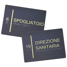 Stampa Braille-Targa tattile-Mappa tattile