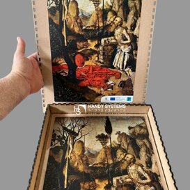 stampa Braille - mappa tattile - targa Braille puzzle tattile