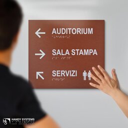 Stampa Braille-Targa tattile-Mappa tattile