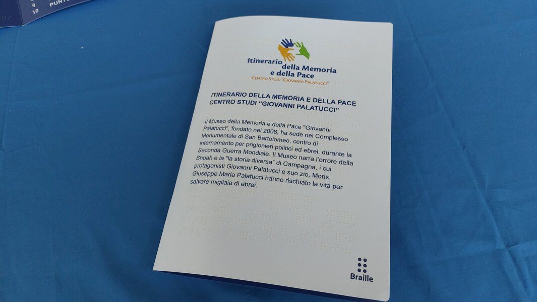 brochure/mappa tattile - stampa Braille