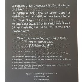 stampa Braille - mappa tattile - targa Braille targa Braille