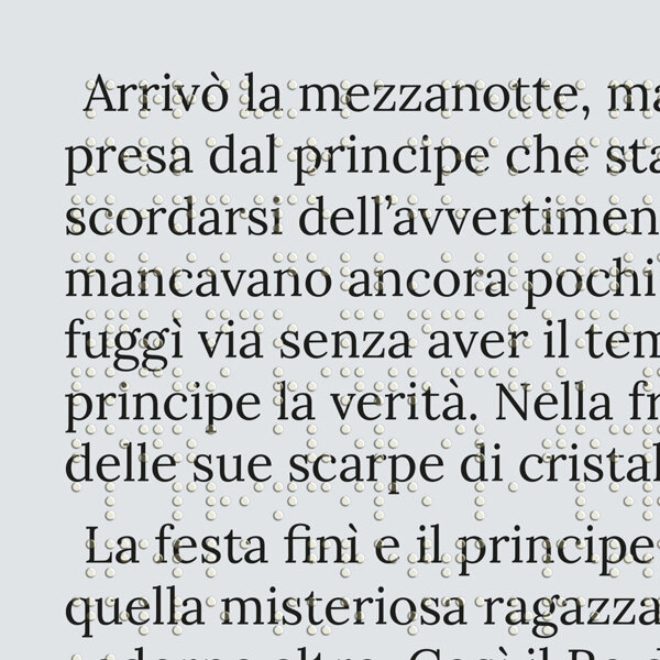 stampa Braille - libri tattili - libri Braille