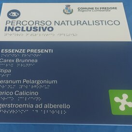 stampa Braille - mappa tattile - targa Braille Targa Braille