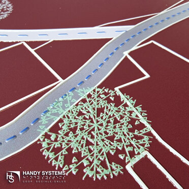 stampa Braille - mappa tattile - targa Braille Mappa tattile