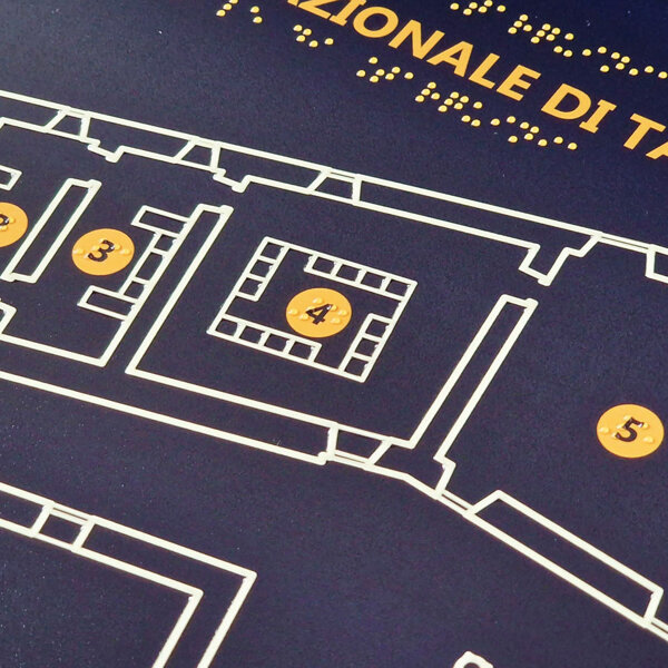 dettaglio mappa tattile