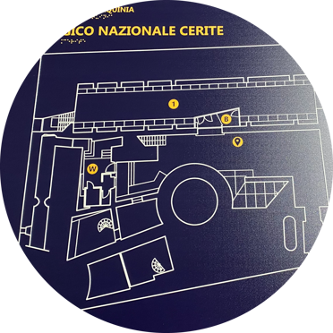stampa Braille - mappa tattile - targa Braille Mappa tattile