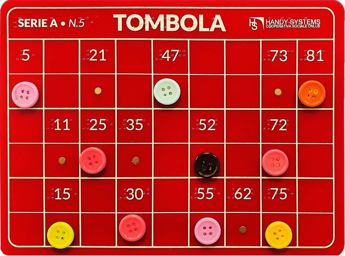 gioco tattile per non vedenti