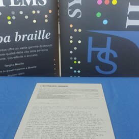 stampa Braille - mappa tattile - targa Braille Targa a rilievo tattile