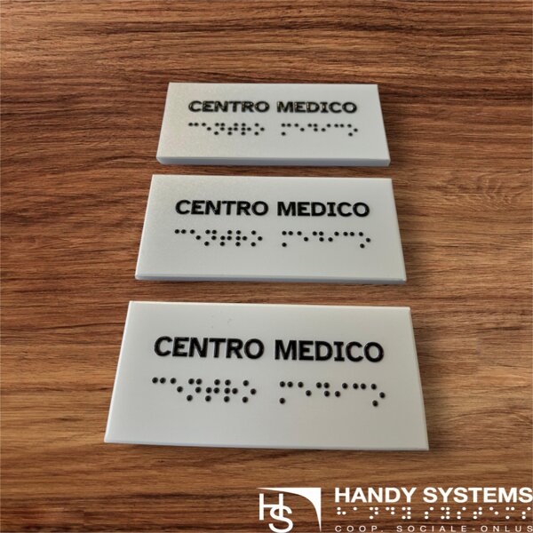 stampa Braille - mappa tattile - targa Braille stampa Braille - mappa tattile - targa Braille
