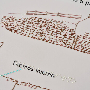 stampa Braille - mappa tattile - targa Braille Targa Braille