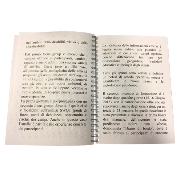 brochure tattile brochure tattile