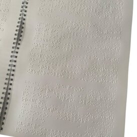 stampa Braille - mappa tattile - targa Braille
