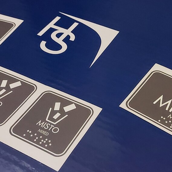 mappa tattile - targa Braille - stampa Braille etichette adesive tattili mappa tattile - targa Braille - stampa Braille etichette adesive tattili