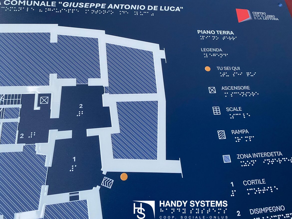 stampa Braille - mappa tattile - targa Braille stampa Braille - mappa tattile - targa Braille