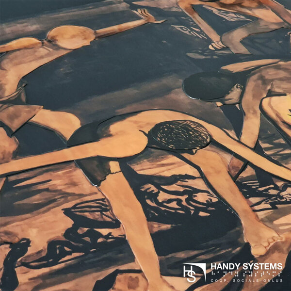 Targa a rilievo tattile Targa a rilievo tattile