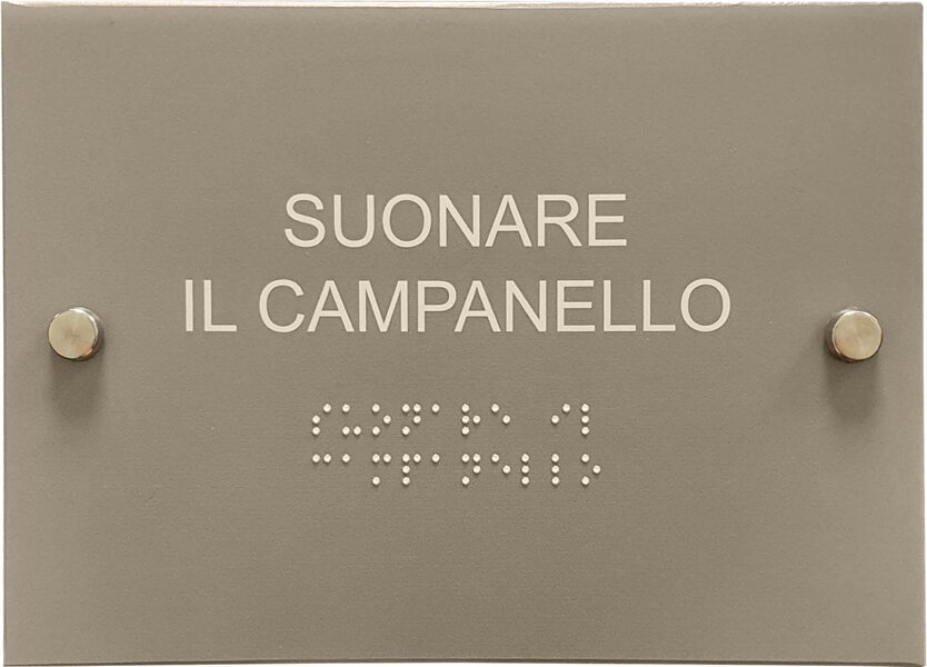 stampa Braille - mappa tattile - targa Braille - pannelli tattili stampa Braille - mappa tattile - targa Braille - pannelli tattili