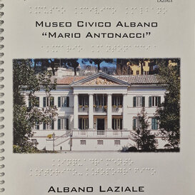 stampa Braille - mappa tattile - targa Braille brochure tattile