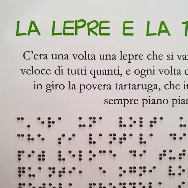 stampa Braille - libri tattili - libri Braille