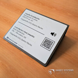 Stampa Braille-Targa tattile-Mappa tattile