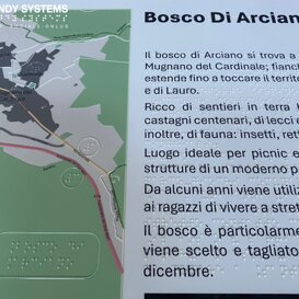 stampa Braille - mappa tattile - targa Braille mappa tattile