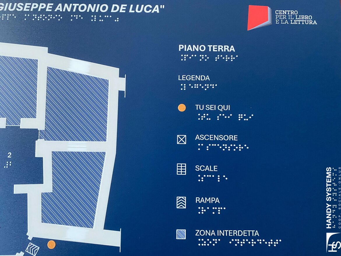 stampa Braille - mappa tattile - targa Braille stampa Braille - mappa tattile - targa Braille