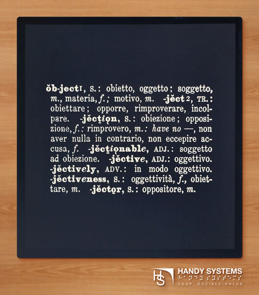 Targa Braille Targa Braille