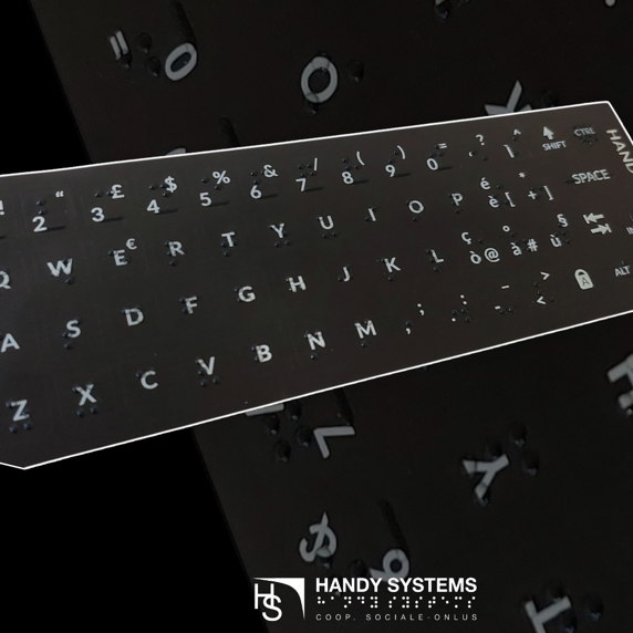 adesivo tastiera QWERTY